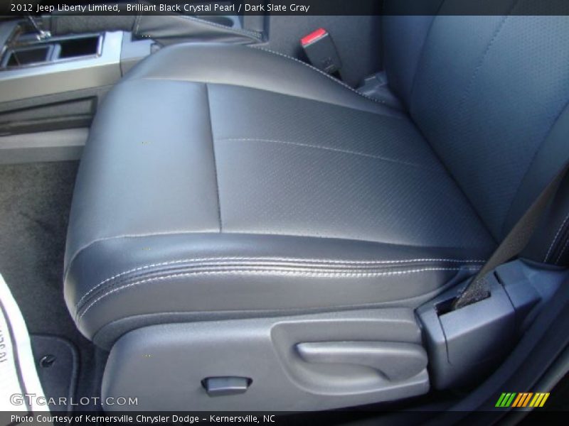 Brilliant Black Crystal Pearl / Dark Slate Gray 2012 Jeep Liberty Limited