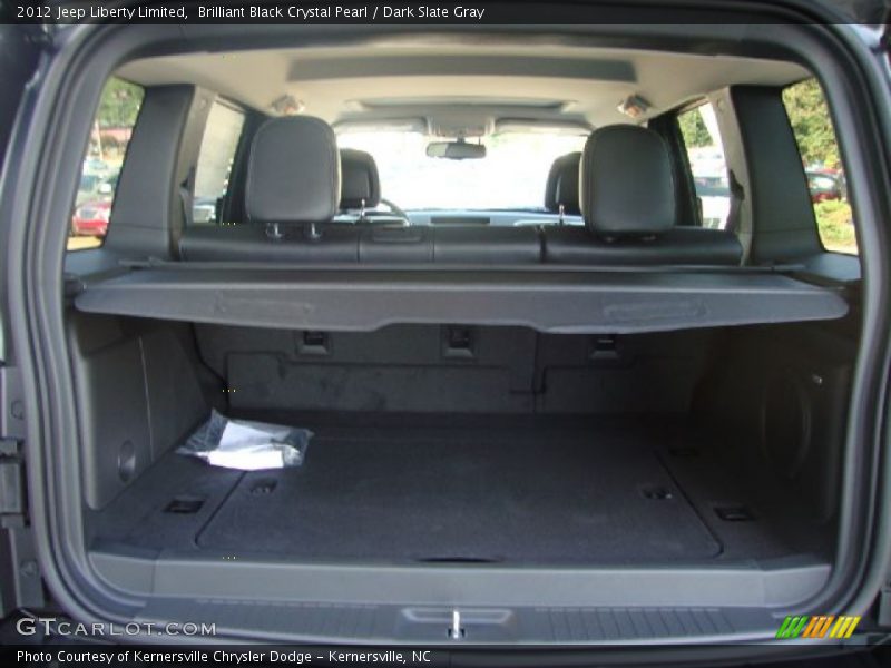 Brilliant Black Crystal Pearl / Dark Slate Gray 2012 Jeep Liberty Limited