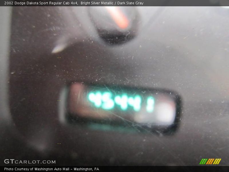 Bright Silver Metallic / Dark Slate Gray 2002 Dodge Dakota Sport Regular Cab 4x4