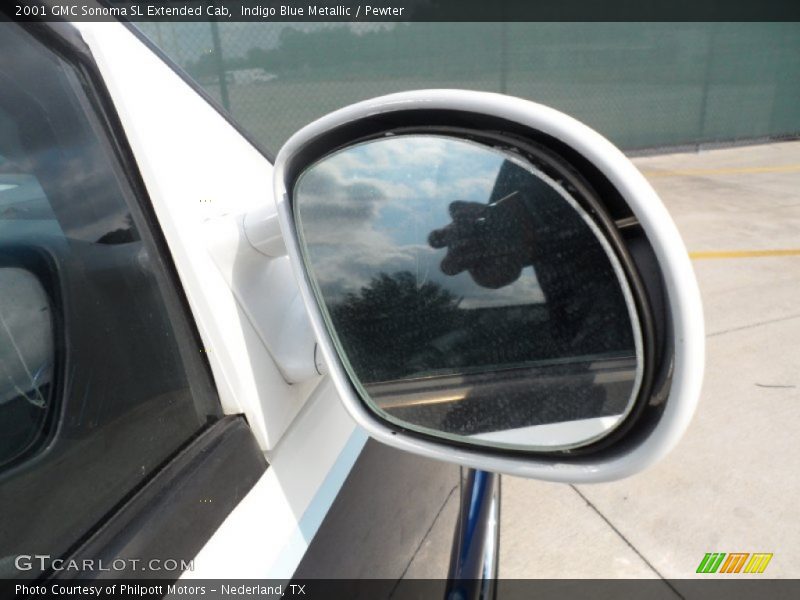 Indigo Blue Metallic / Pewter 2001 GMC Sonoma SL Extended Cab