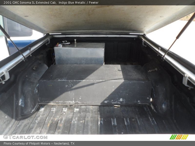 Indigo Blue Metallic / Pewter 2001 GMC Sonoma SL Extended Cab
