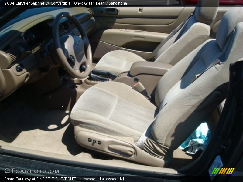  2004 Sebring LX Convertible Sandstone Interior