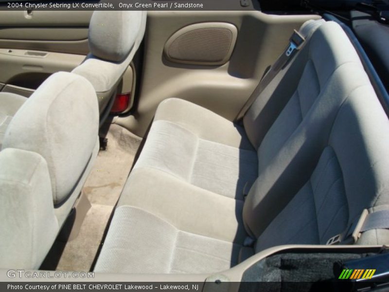  2004 Sebring LX Convertible Sandstone Interior