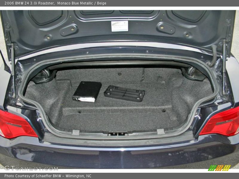 Monaco Blue Metallic / Beige 2006 BMW Z4 3.0i Roadster