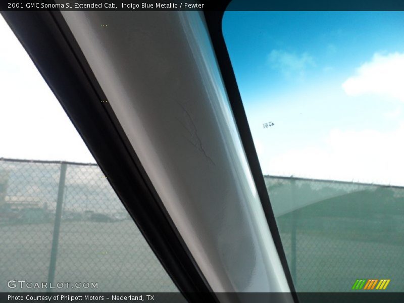 Indigo Blue Metallic / Pewter 2001 GMC Sonoma SL Extended Cab