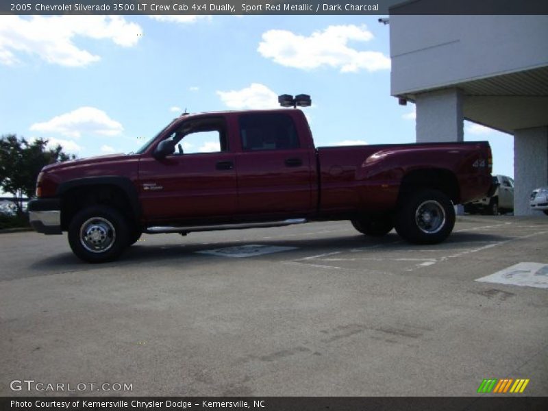 Sport Red Metallic / Dark Charcoal 2005 Chevrolet Silverado 3500 LT Crew Cab 4x4 Dually