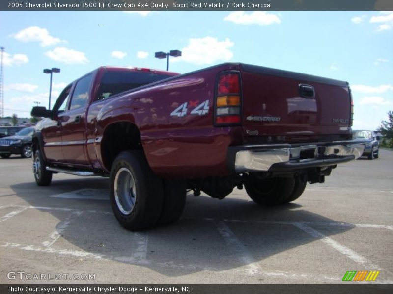 Sport Red Metallic / Dark Charcoal 2005 Chevrolet Silverado 3500 LT Crew Cab 4x4 Dually