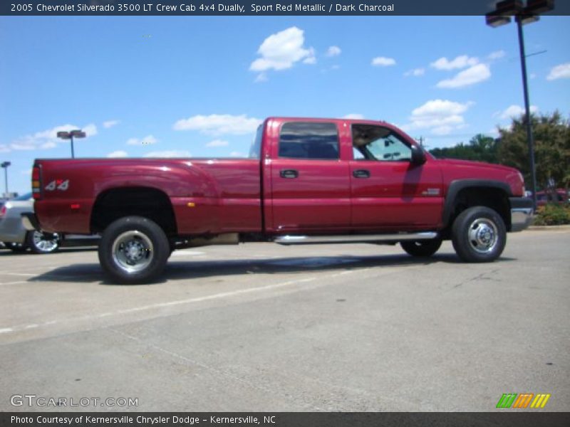 Sport Red Metallic / Dark Charcoal 2005 Chevrolet Silverado 3500 LT Crew Cab 4x4 Dually