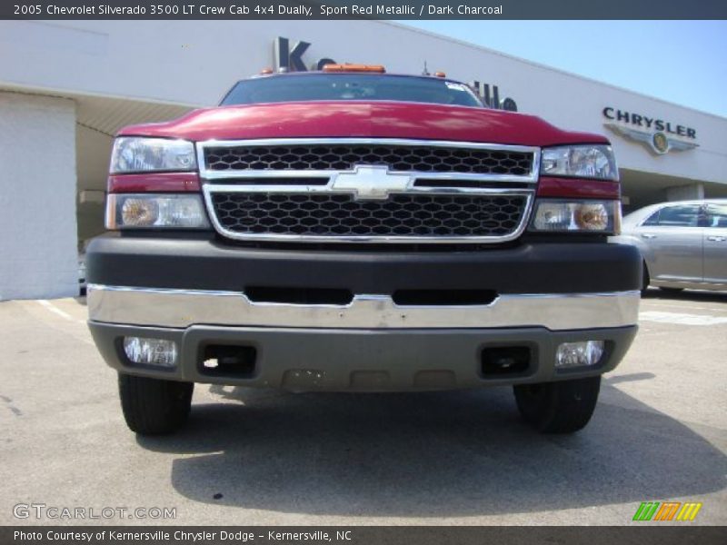 Sport Red Metallic / Dark Charcoal 2005 Chevrolet Silverado 3500 LT Crew Cab 4x4 Dually
