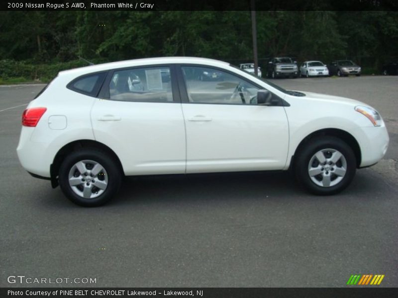 Phantom White / Gray 2009 Nissan Rogue S AWD