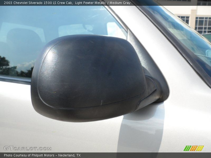 Light Pewter Metallic / Medium Gray 2003 Chevrolet Silverado 1500 LS Crew Cab