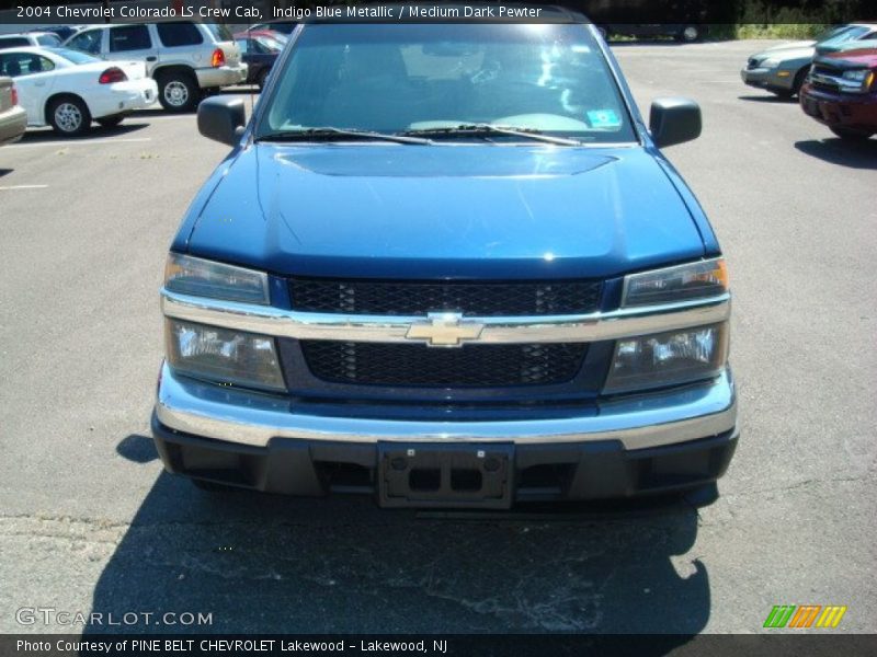 Indigo Blue Metallic / Medium Dark Pewter 2004 Chevrolet Colorado LS Crew Cab