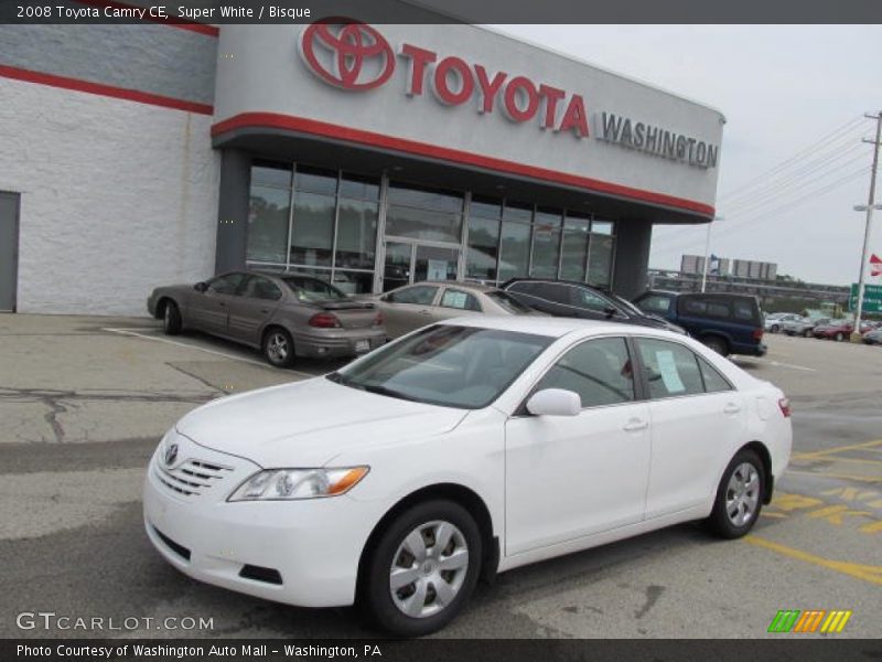Super White / Bisque 2008 Toyota Camry CE