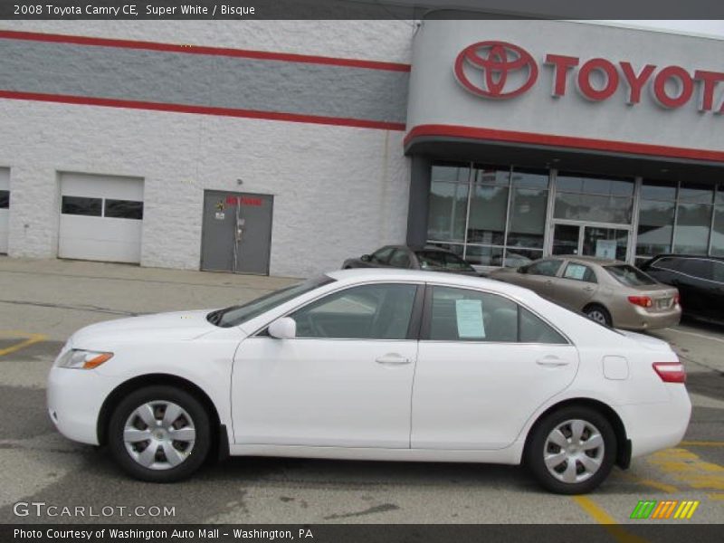 Super White / Bisque 2008 Toyota Camry CE