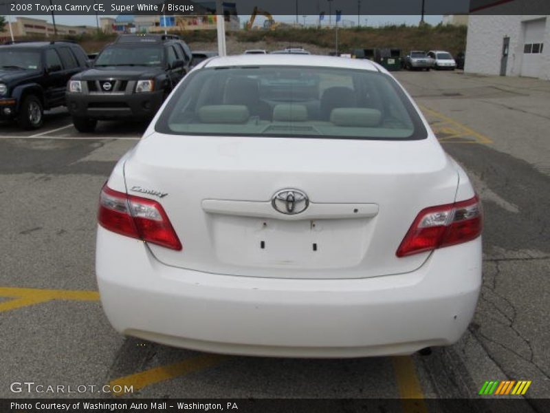 Super White / Bisque 2008 Toyota Camry CE