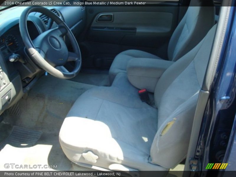 Indigo Blue Metallic / Medium Dark Pewter 2004 Chevrolet Colorado LS Crew Cab