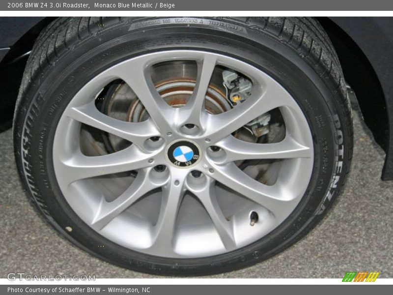 Monaco Blue Metallic / Beige 2006 BMW Z4 3.0i Roadster