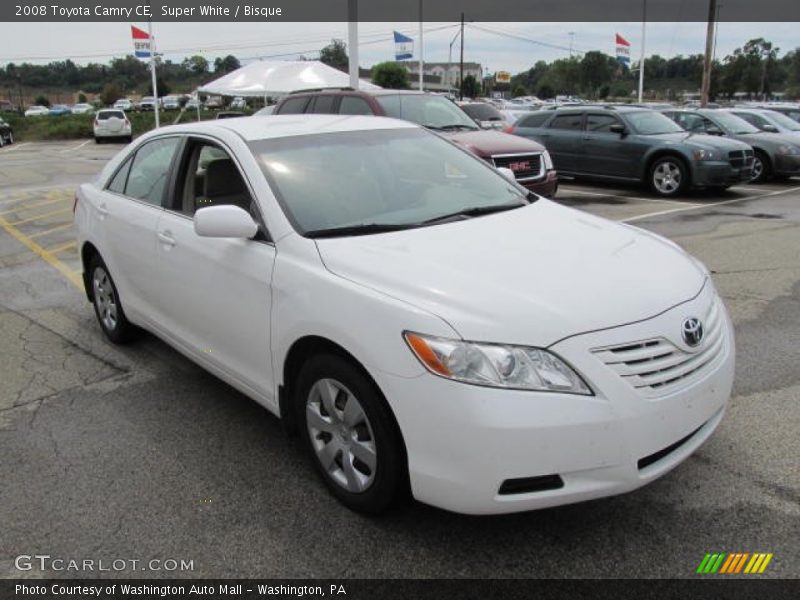 Super White / Bisque 2008 Toyota Camry CE