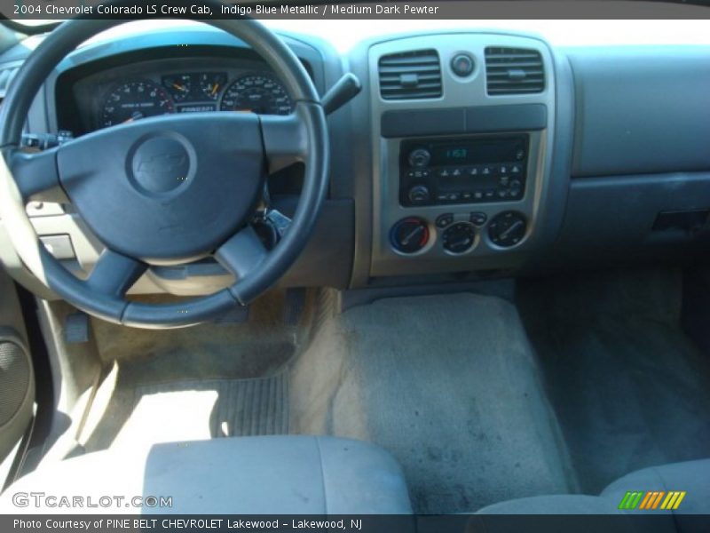 Indigo Blue Metallic / Medium Dark Pewter 2004 Chevrolet Colorado LS Crew Cab