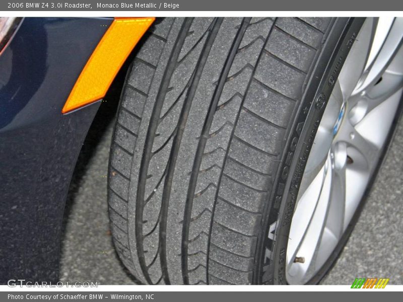 Monaco Blue Metallic / Beige 2006 BMW Z4 3.0i Roadster
