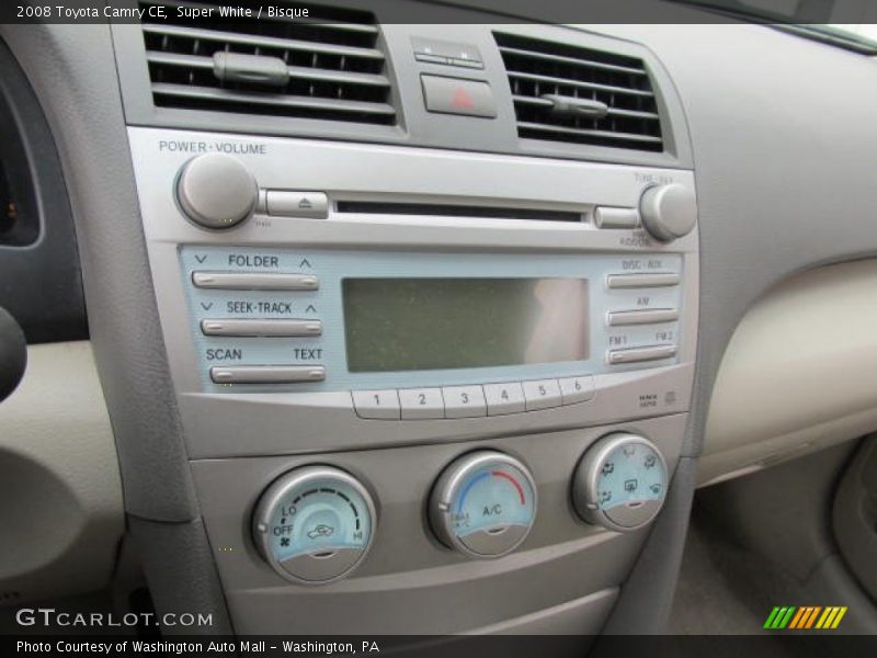 Super White / Bisque 2008 Toyota Camry CE
