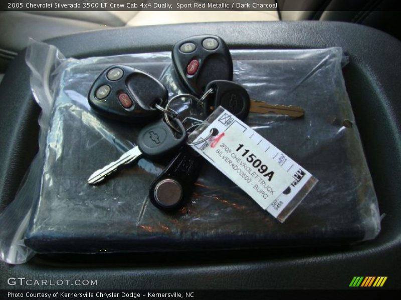 Sport Red Metallic / Dark Charcoal 2005 Chevrolet Silverado 3500 LT Crew Cab 4x4 Dually