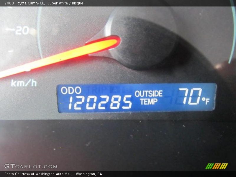 Super White / Bisque 2008 Toyota Camry CE