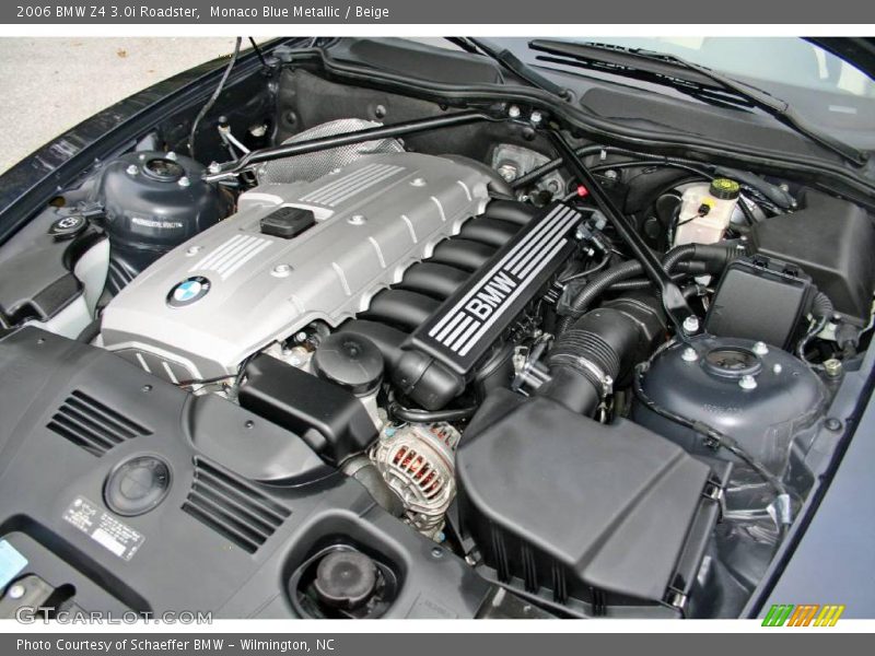 Monaco Blue Metallic / Beige 2006 BMW Z4 3.0i Roadster