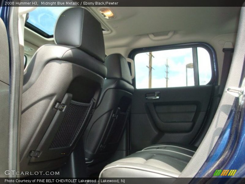  2008 H3  Ebony Black/Pewter Interior