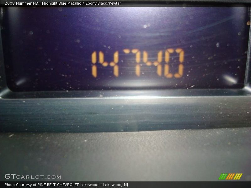 Midnight Blue Metallic / Ebony Black/Pewter 2008 Hummer H3