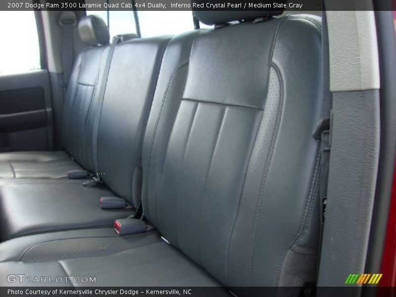  2007 Ram 3500 Laramie Quad Cab 4x4 Dually Medium Slate Gray Interior