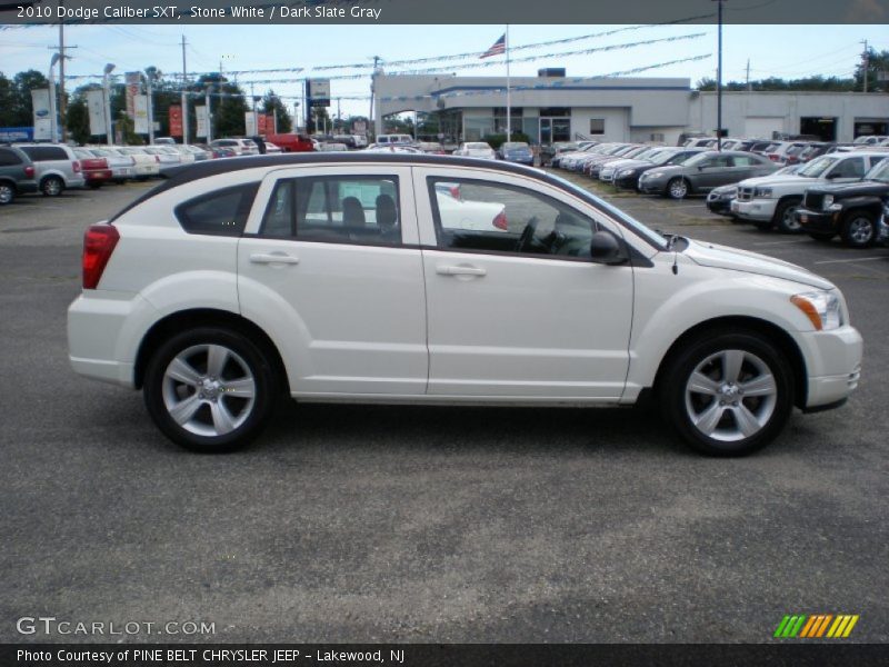 Stone White / Dark Slate Gray 2010 Dodge Caliber SXT