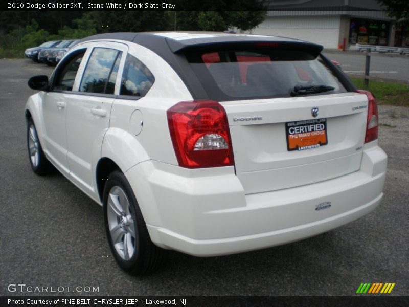 Stone White / Dark Slate Gray 2010 Dodge Caliber SXT