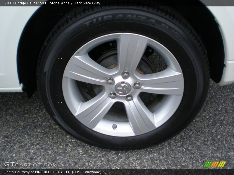 Stone White / Dark Slate Gray 2010 Dodge Caliber SXT