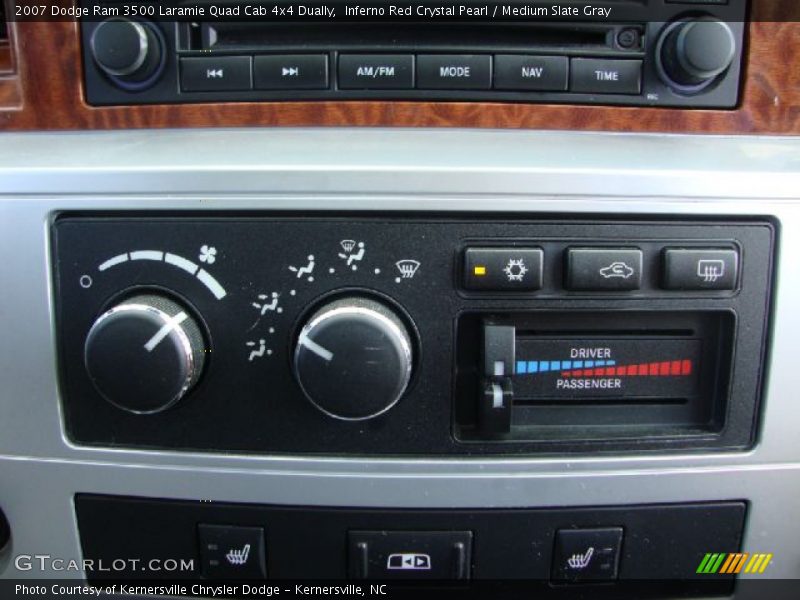 Controls of 2007 Ram 3500 Laramie Quad Cab 4x4 Dually