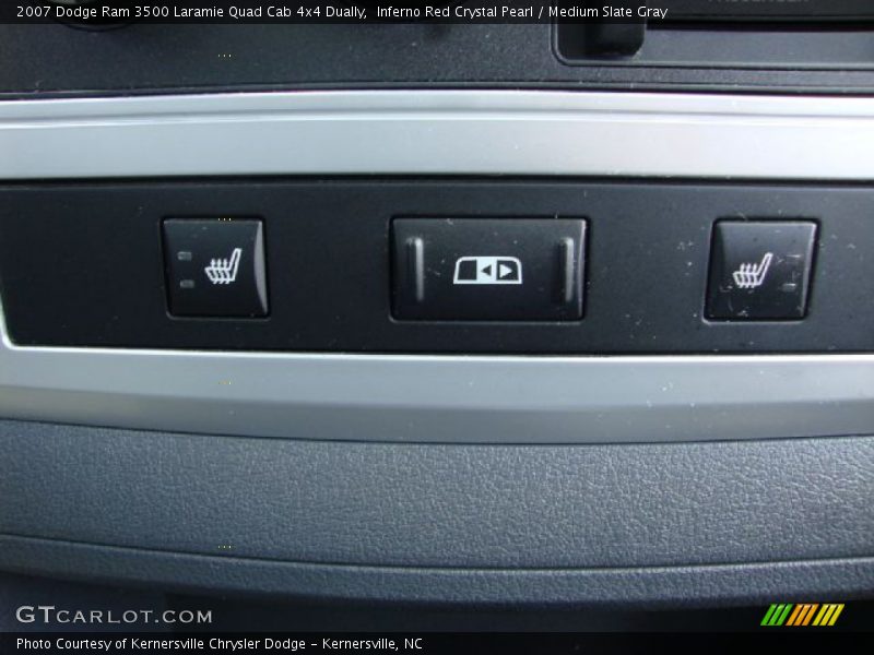 Controls of 2007 Ram 3500 Laramie Quad Cab 4x4 Dually