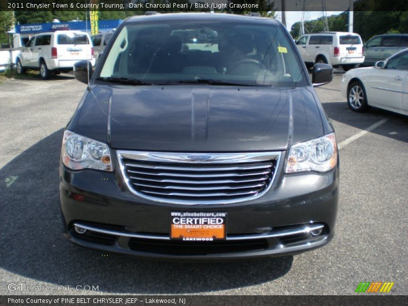 Dark Charcoal Pearl / Black/Light Graystone 2011 Chrysler Town & Country Touring