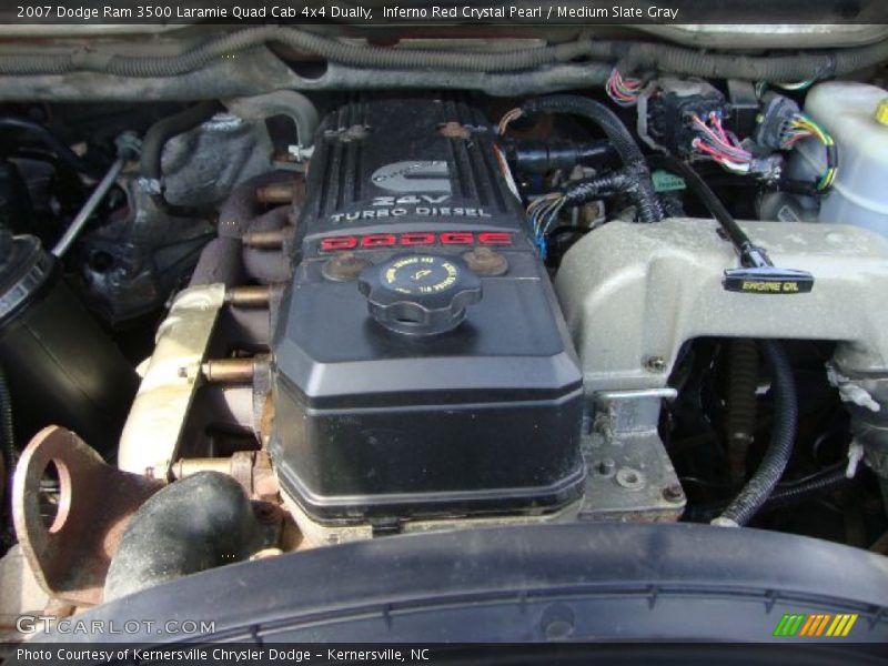  2007 Ram 3500 Laramie Quad Cab 4x4 Dually Engine - 5.9 Liter OHV 24-Valve Turbo Diesel Inline 6 Cylinder