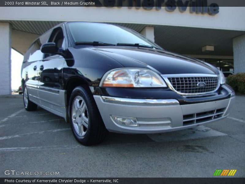 Black / Medium Graphite 2003 Ford Windstar SEL
