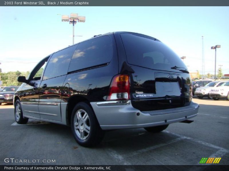 Black / Medium Graphite 2003 Ford Windstar SEL