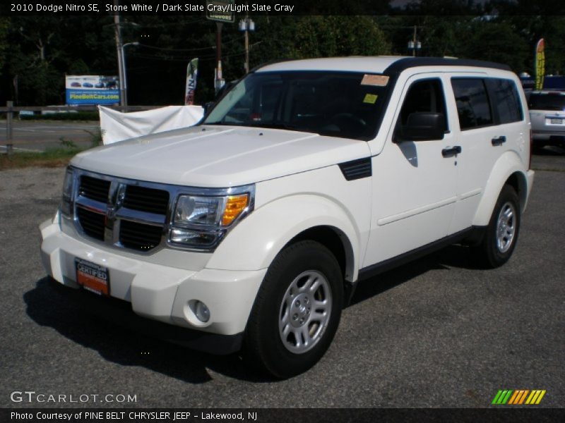 Stone White / Dark Slate Gray/Light Slate Gray 2010 Dodge Nitro SE