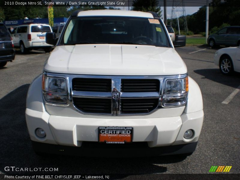 Stone White / Dark Slate Gray/Light Slate Gray 2010 Dodge Nitro SE