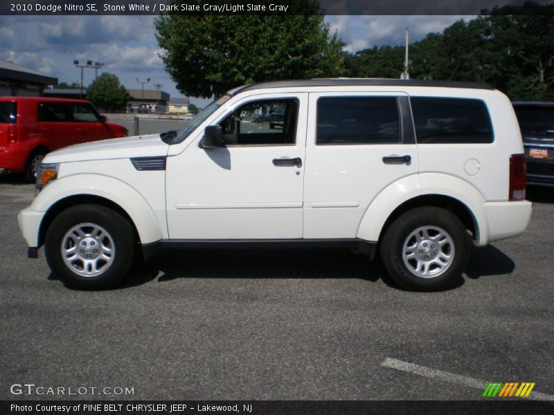 Stone White / Dark Slate Gray/Light Slate Gray 2010 Dodge Nitro SE