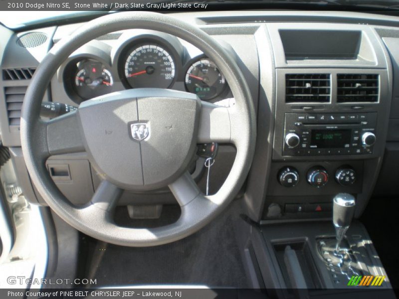 Stone White / Dark Slate Gray/Light Slate Gray 2010 Dodge Nitro SE