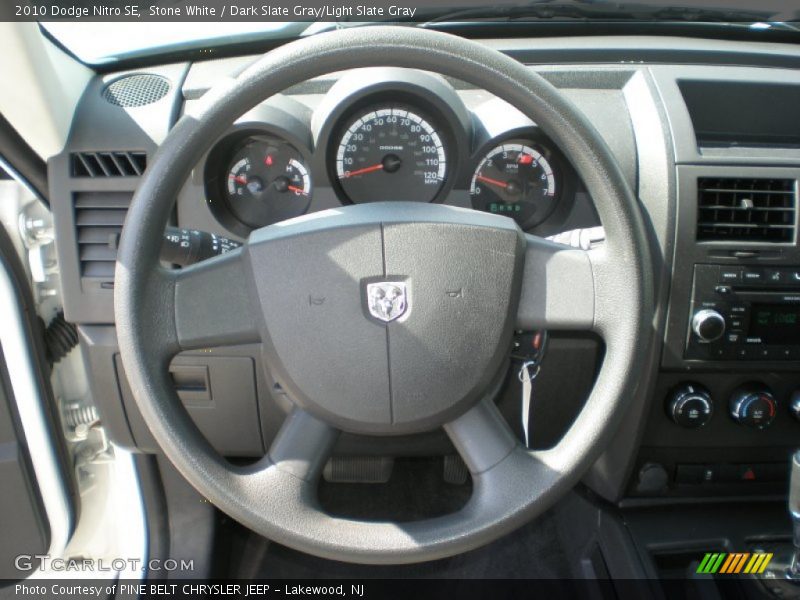 Stone White / Dark Slate Gray/Light Slate Gray 2010 Dodge Nitro SE