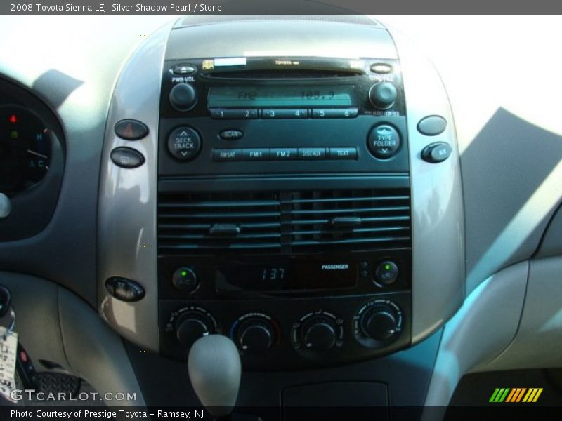 Silver Shadow Pearl / Stone 2008 Toyota Sienna LE