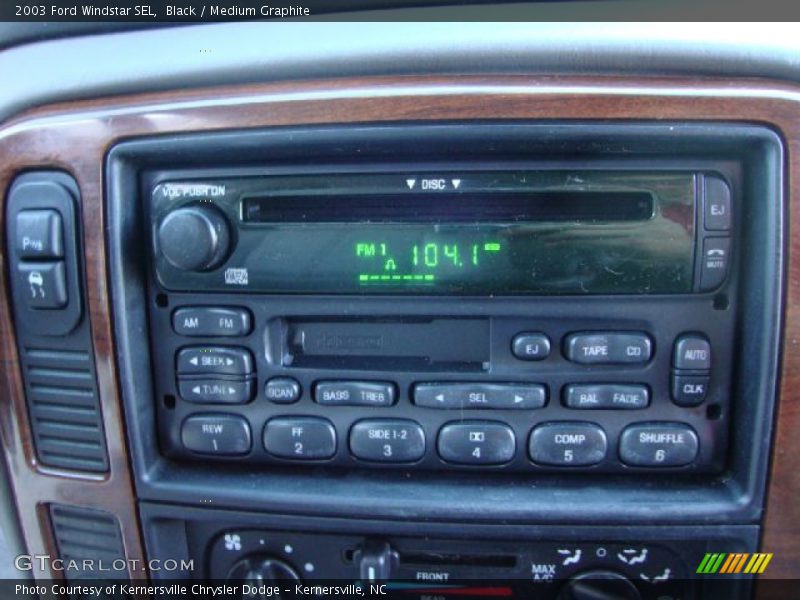 Audio System of 2003 Windstar SEL