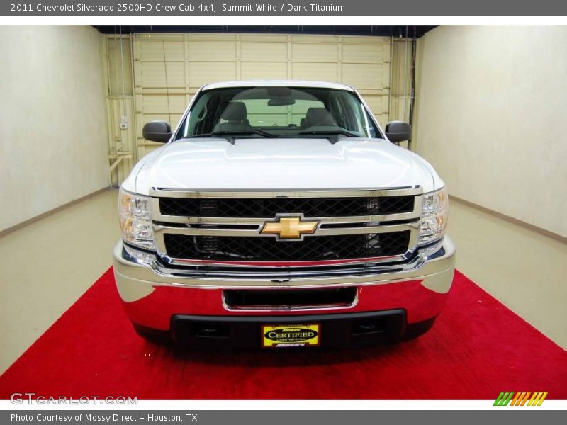 Summit White / Dark Titanium 2011 Chevrolet Silverado 2500HD Crew Cab 4x4