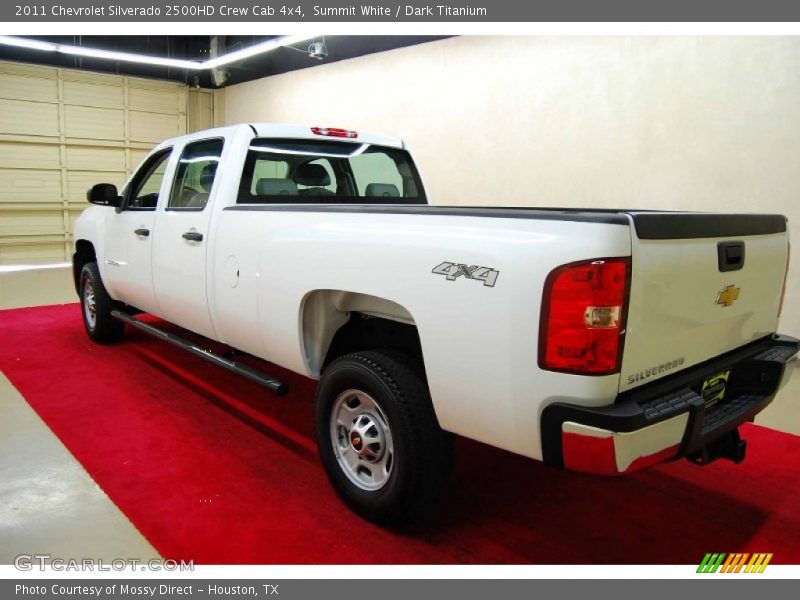 Summit White / Dark Titanium 2011 Chevrolet Silverado 2500HD Crew Cab 4x4