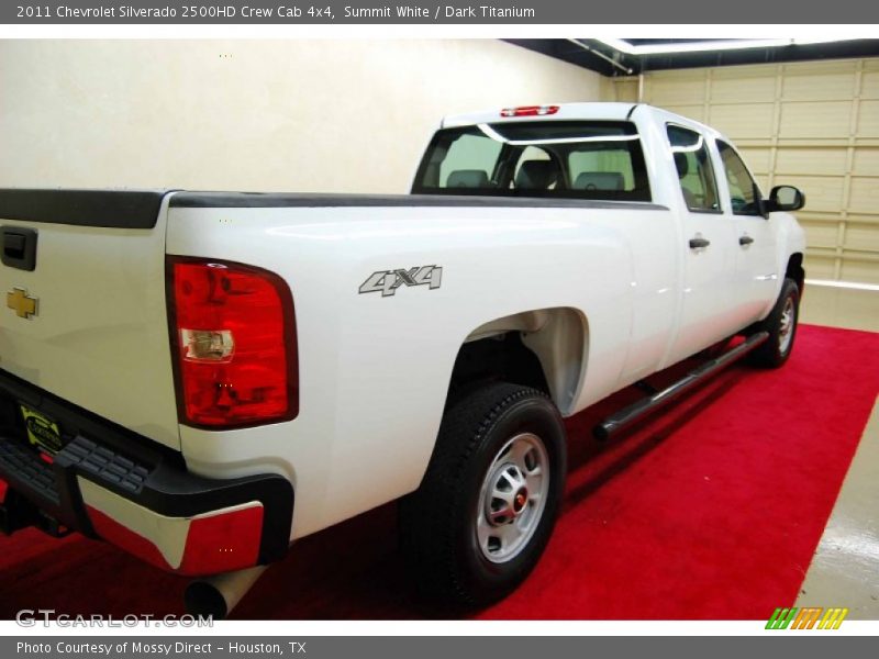 Summit White / Dark Titanium 2011 Chevrolet Silverado 2500HD Crew Cab 4x4